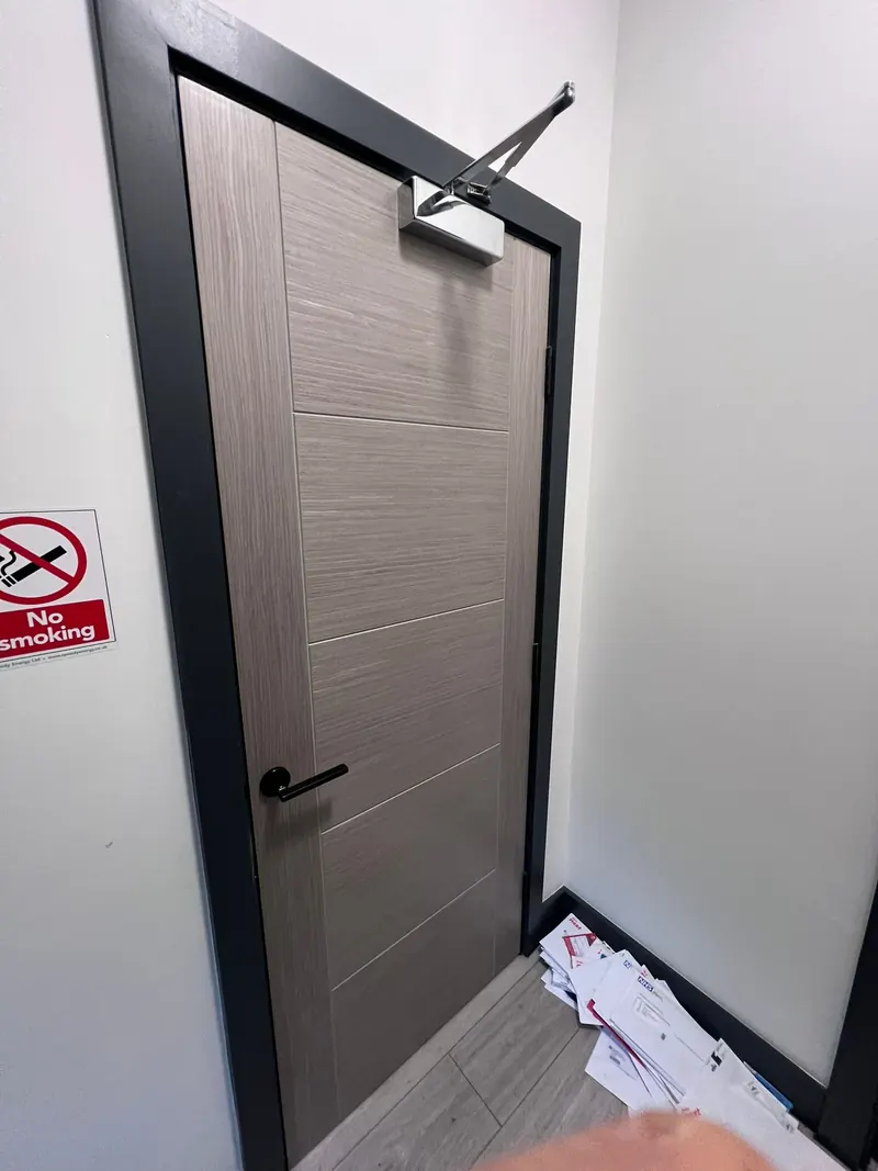 New fire door installed by Enclose